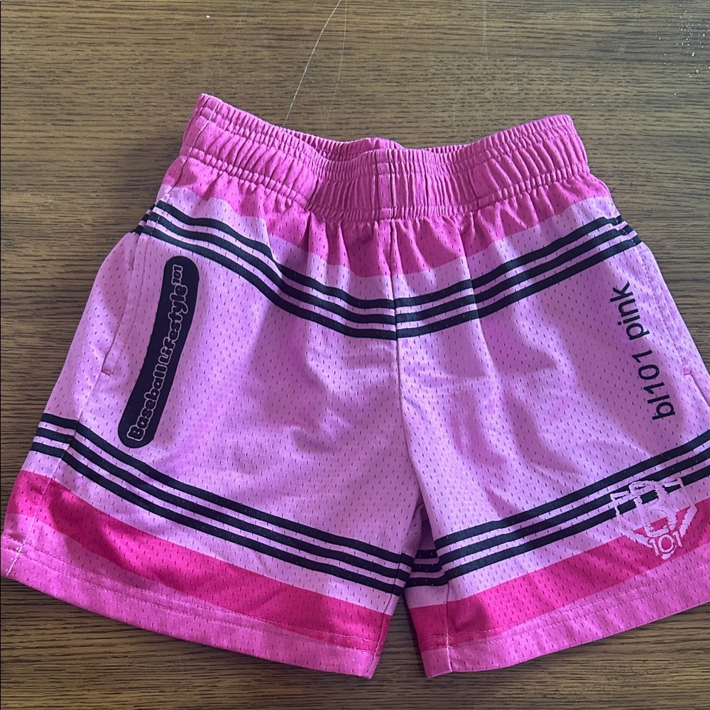 Pink Kids Athletic Shorts – bl101 pink